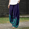 Womens Casual Loose-fitting Printed Pants