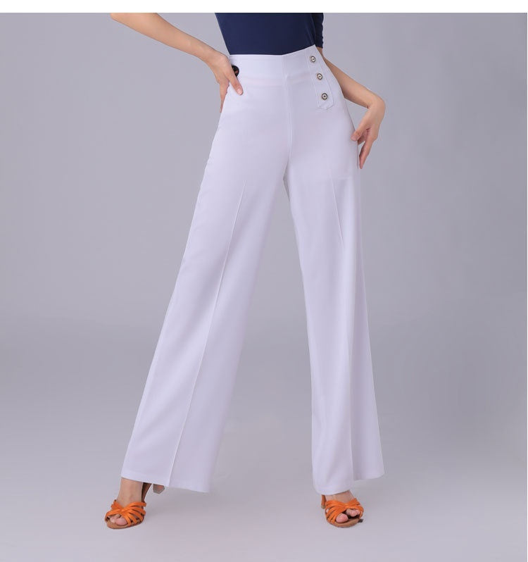 Latin Dance Practice Ballroom Dance Wide-leg Pants