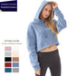 Womens Long Sleeve Fleece Lined Sports Hoodie