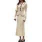 Chanel-inspired Subtly Luxurious Figure-hugging Knit Dress With An Elegant Design