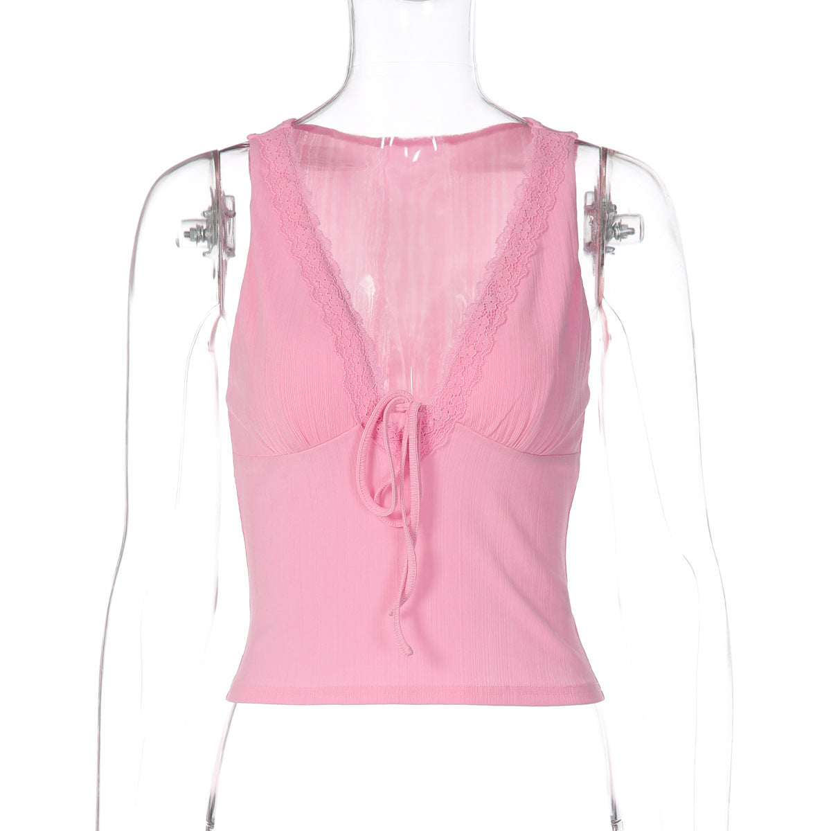 Women's Lace-up Vest Top