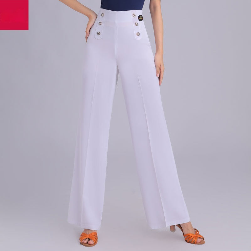 Latin Dance Practice Ballroom Dance Wide-leg Pants
