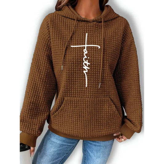 Womens Fashionable 3D Digital-print Hoodie