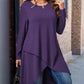 Plus Size Women's Autumn And Winter New Casual Loose Long Sleeves Outerwear Top