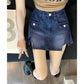 High-street Casual All-match Denim Skirt