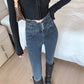 New Womens High Waisted Skinny Jeans Figure Hugging Slim Fit And Stretchy