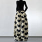 Womens Retro American-Style Leopard-Print Wide-Leg Pants