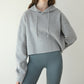 Womens Long Sleeve Fleece Lined Sports Hoodie