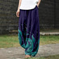 Womens Casual Loose-fitting Printed Pants