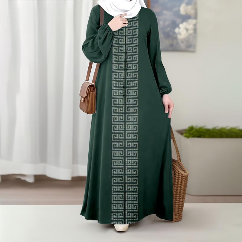Womens Muslim Skirt With Long Sleeves