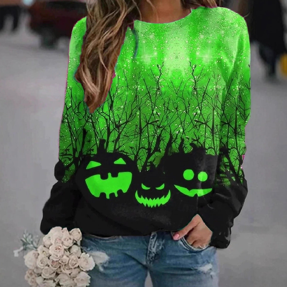 Casual Loose-fitting Hoodie With Drawstring Hood