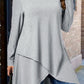 Plus Size Women's Autumn And Winter New Casual Loose Long Sleeves Outerwear Top