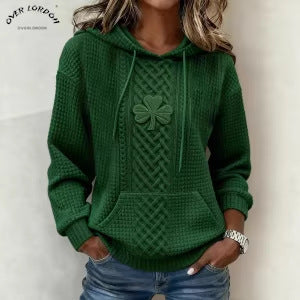 Womens Relaxed Minimalist Versatile Casual Hoodie