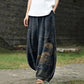 Womens Casual Loose-fitting Printed Pants