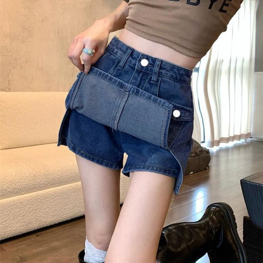 High-street Casual All-match Denim Skirt