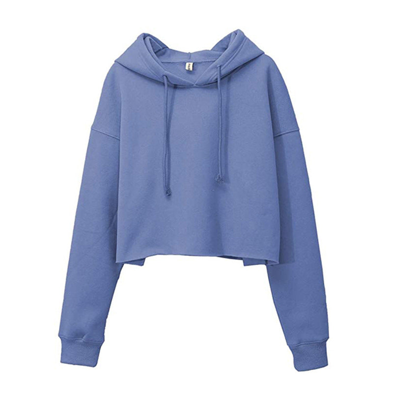 Womens Long Sleeve Fleece Lined Sports Hoodie