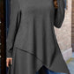 Plus Size Women's Autumn And Winter New Casual Loose Long Sleeves Outerwear Top