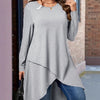 Plus Size Women's Autumn And Winter New Casual Loose Long Sleeves Outerwear Top