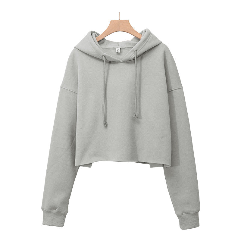 Womens Long Sleeve Fleece Lined Sports Hoodie
