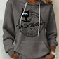 Womens Relaxed Minimalist Versatile Casual Hoodie
