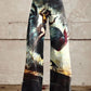 Flared Jeans Loose-fit Denim Pants With A Retro Print