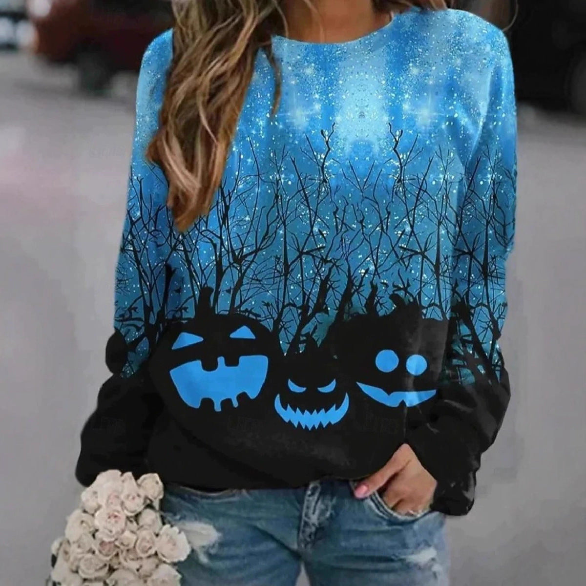 Casual Loose-fitting Hoodie With Drawstring Hood